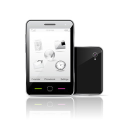 Touchscreen smartphone