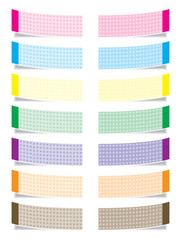 ポストイット　水玉