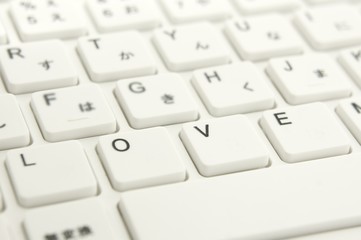 キーボード　ラブ愛love