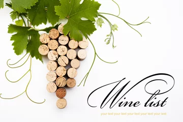 Foto op Plexiglas background to design a wine list © Konstiantyn