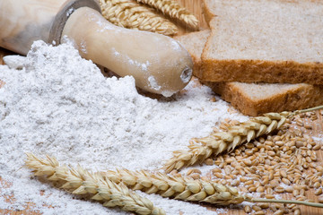 Harina y trigo