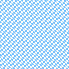 Seamless Pattern Octoberfest Light Blue/White Diagonal