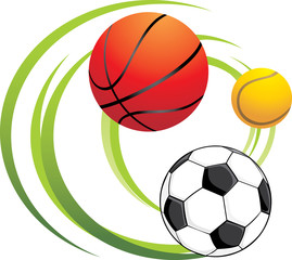 Obraz premium Sporting balls