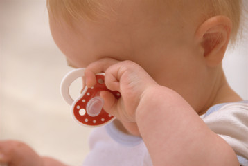 Baby with pacifier