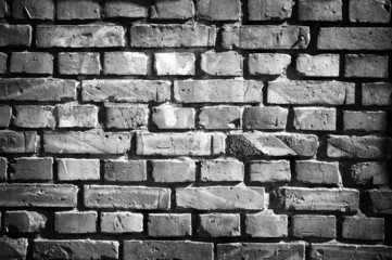 Old brick wall in retro style