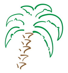 Obraz premium abstrakte Palme