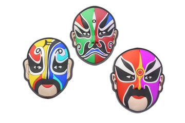 Fototapeta premium Colorful Chinese opera masks