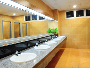 Bathroom in the office