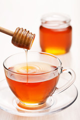 tea with honey