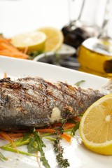 fish with lemon