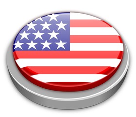 3d button USA