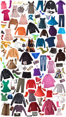clothes - fashion background