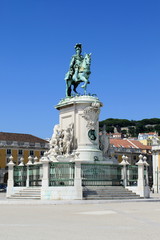 Fototapeta na wymiar Praca do Comercio in Lisbon, Portugal