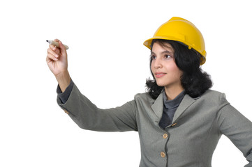 Pretty Engineer Write Something