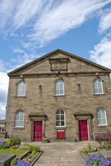 Fototapeta na wymiar Baptist Chapel w Haworth Yorkshire
