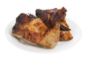 Roast Chicken on Plate