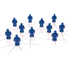 Netzwerk - Verbindungen und Kontakte