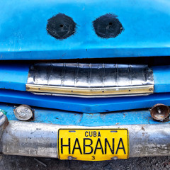 Habana Cuba, number plate