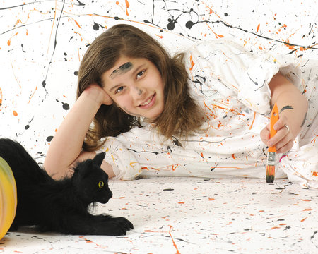Painting Up Halloween