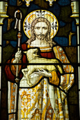 Obraz premium Jesus Christ and Lamb