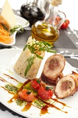chicken fillet with vegetables