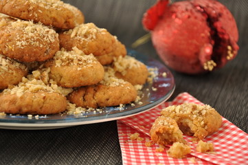 Melomakarona traditional greek christmas cookies