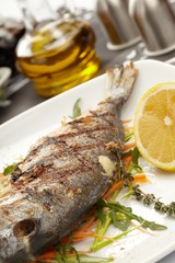 fish with lemon