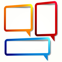 Labels in the form of an empty frame for your text.