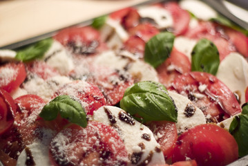 Gemüseauflauf mit frischen Gemüse