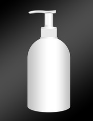 blank plastic bottle