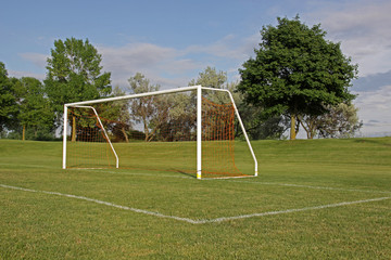 Empty Football Net