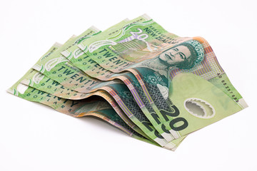 Obraz na płótnie Canvas New Zealand Dollars