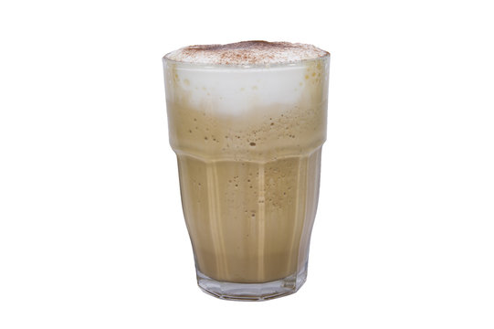 ice coffee on white backgrounds
