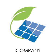 Logo solar energy   Vector © puckillustrations