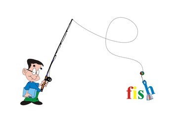 Логотип рыбалка