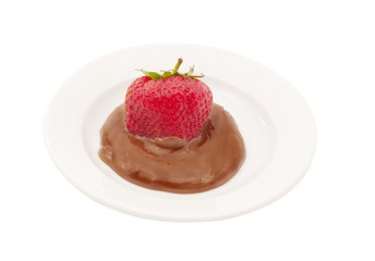 strawberries in chocolate