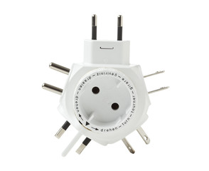 Reisestecker isoliert