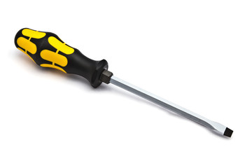 screwdriver against white background