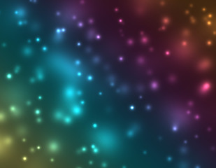 lumières multicolores