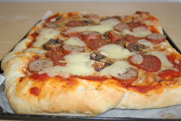 home made pizza