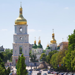 Fototapeta na wymiar St Sofia katedry w Kijowie, Ukraina