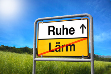 Obraz premium Rihe Lärm