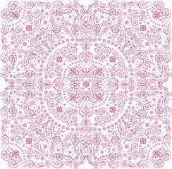 pink on white square pattern