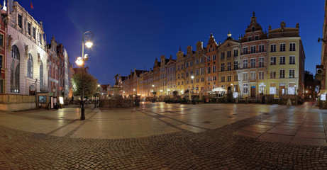 Fototapeta premium Gdansk at night