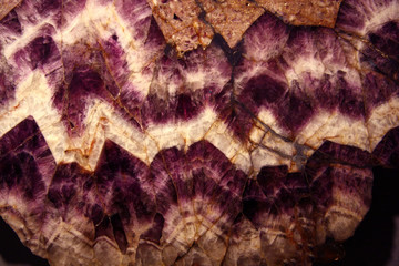 Cut of amethyst vein