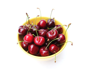 dish of cherries