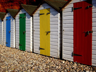 Huts on the beach