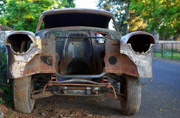 No Engine Old Car