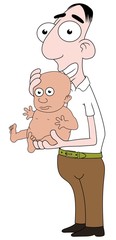 Happy father