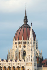 Budapest, the building of the Parliament